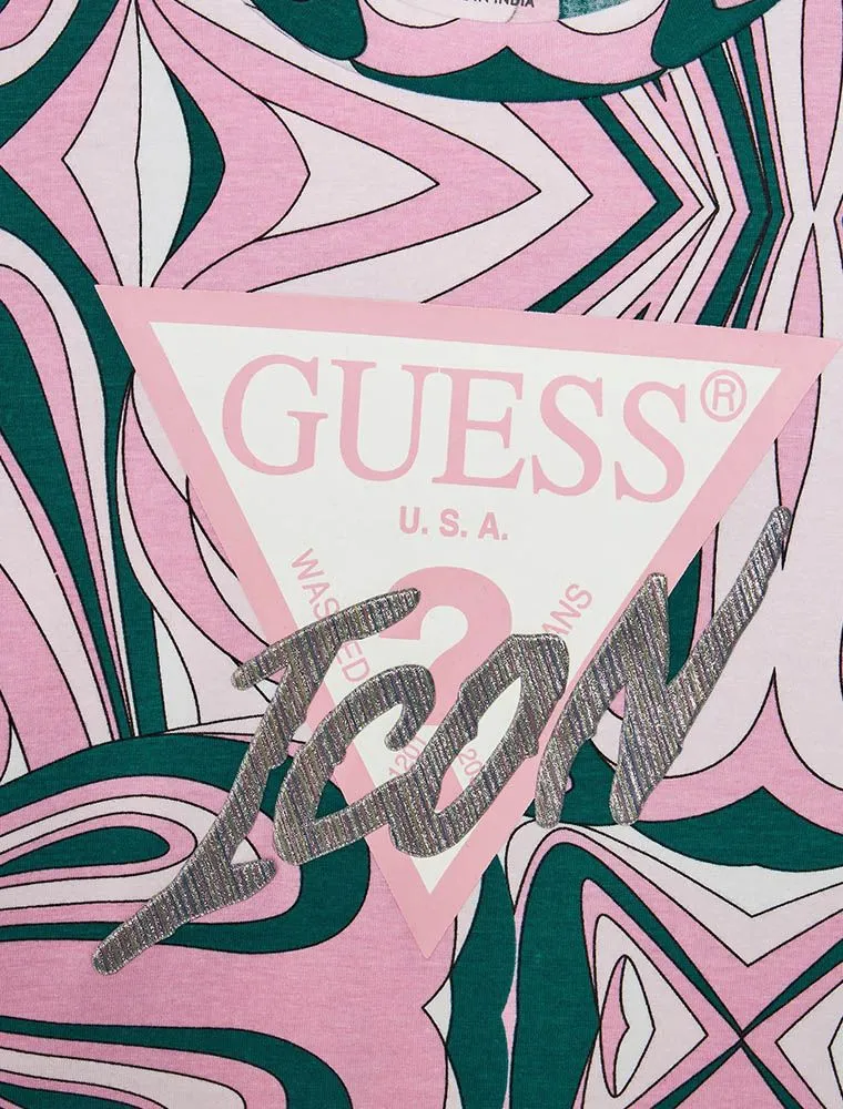 T-shirt Manica Corta Guess - Rosa