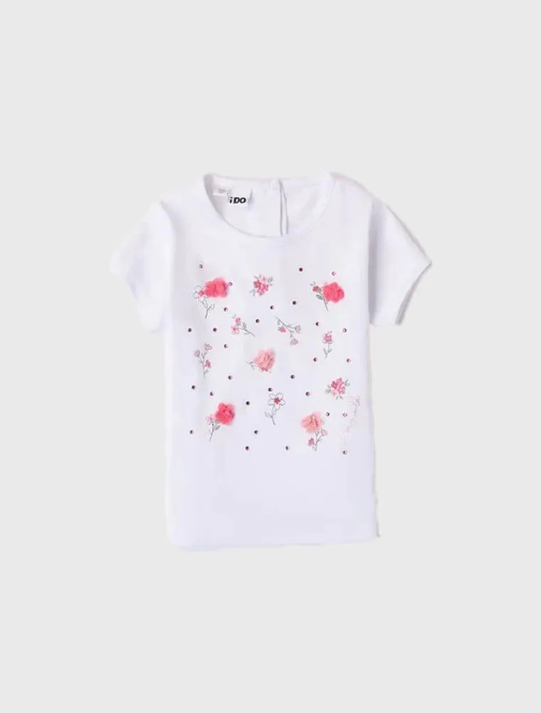 T-shirt Manica Corta I Do - Bianco