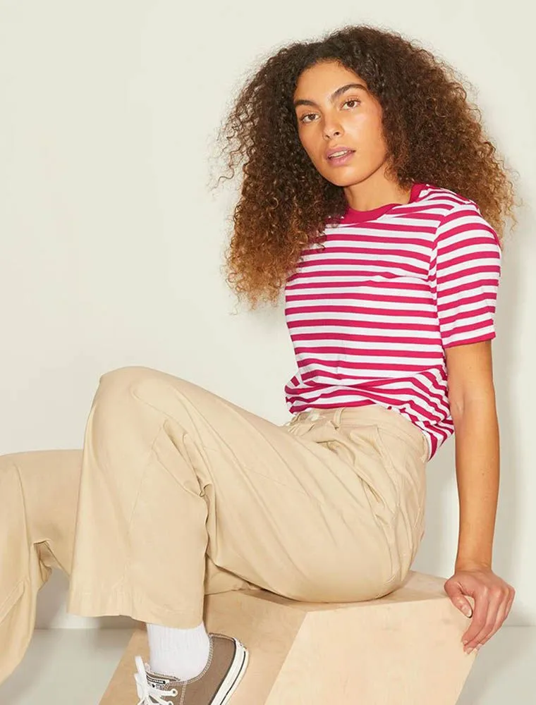 T-shirt Manica Corta Jjxx - Rosa