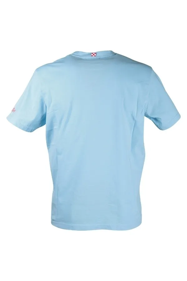 T-shirt Uomo Saint Barth Mc2 Azzurro