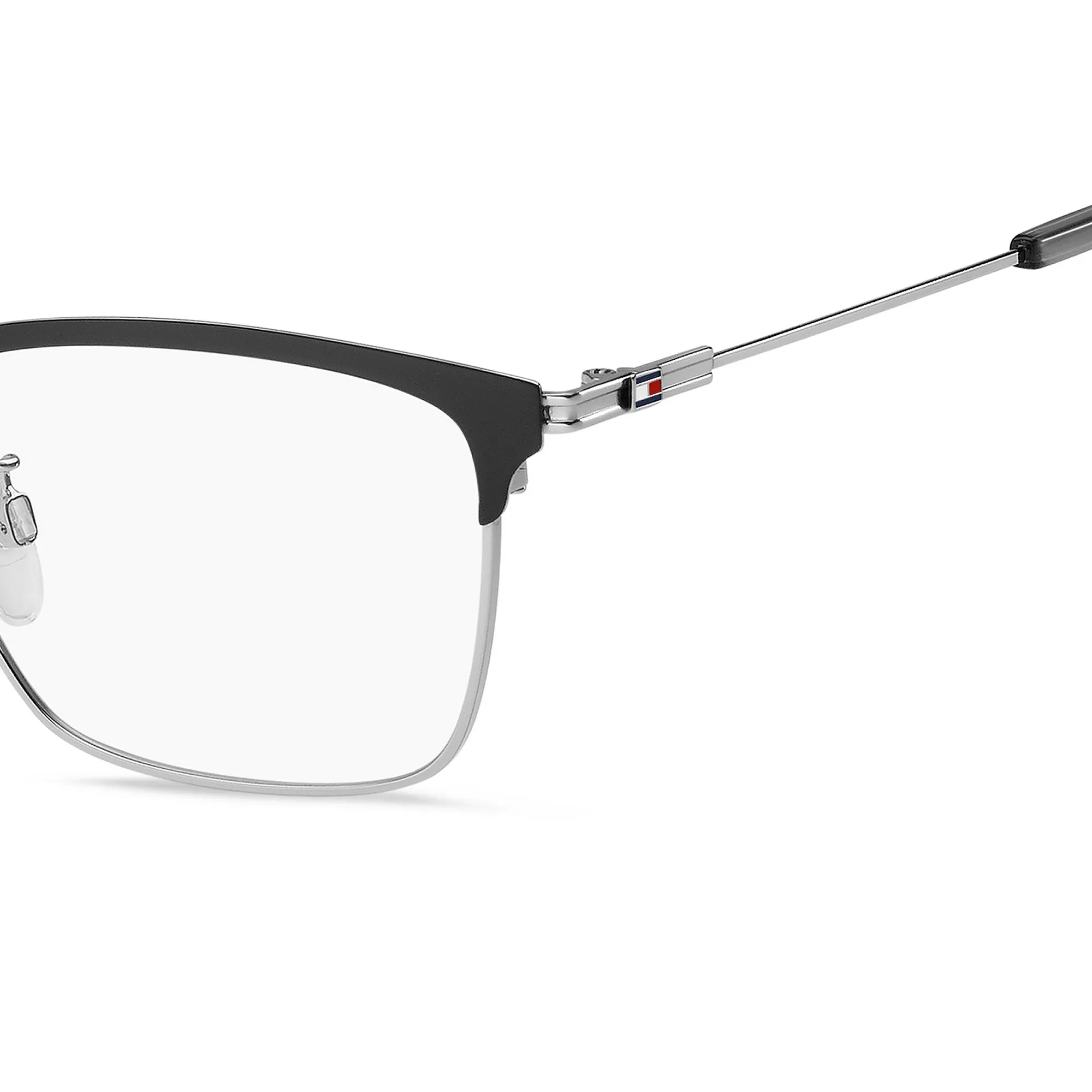   Tommy Hilfiger TH 2164/F - 79D Argento Nero | Occhiale Da Vista Uomo 