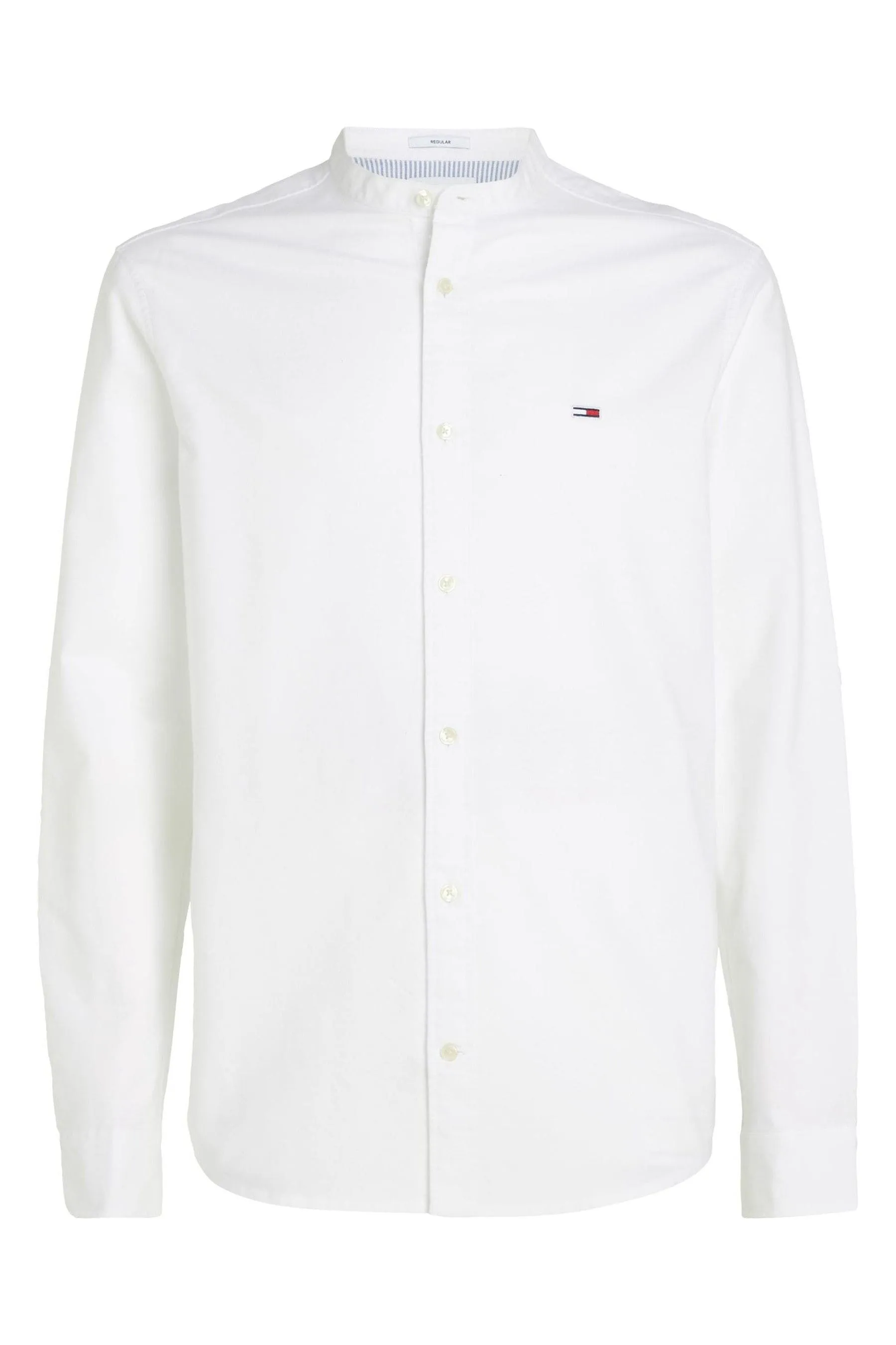 Tommy Jeans Regular - Camicia Oxford Mao-Con colletto    