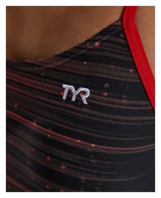 Tyr Durafast Elite Speedwarp Cutoutfit Swimsuit Rosso Donna