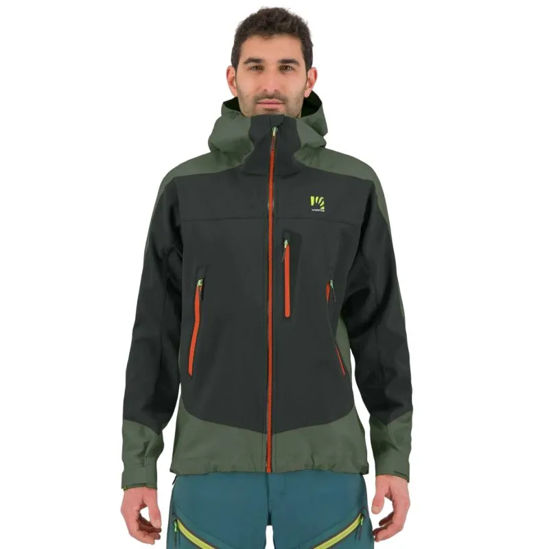 Veste imperméable KARPOS MARMOLADA (Black Sand/Thyme) homme