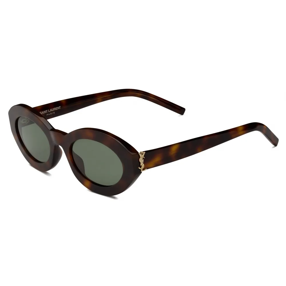 Yves Saint Laurent - Occhiali da Sole SL M136 - Avana Media Oro Chiaro Verde - Saint Laurent Eyewear